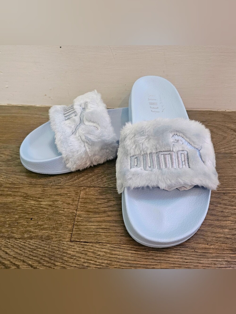 Puma x Fenty Fur Slides Cool Blue